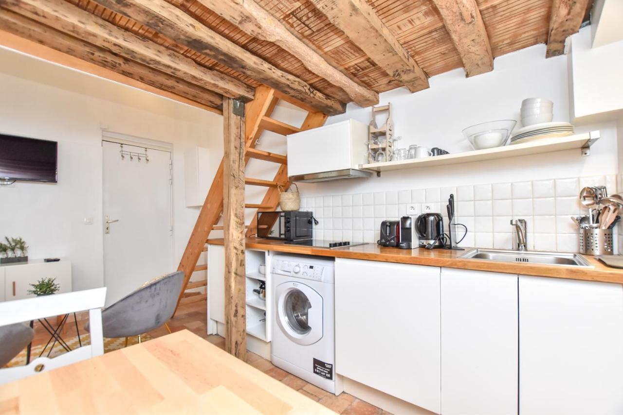 Ferienwohnung Splendid Duplex - 1Br-2P - Notre Dame-Ile St-Louis Paris Exterior foto